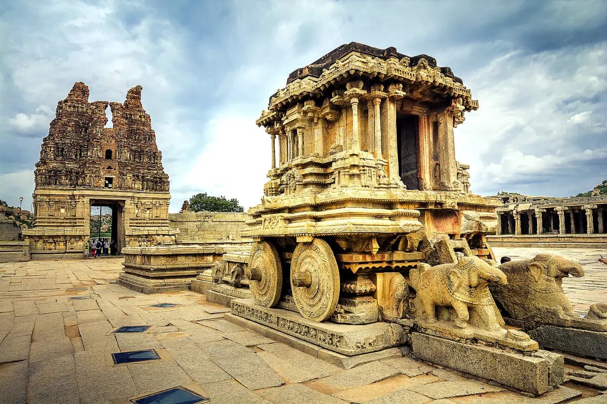 Stone Chariot at Vittala Temple, Hampi