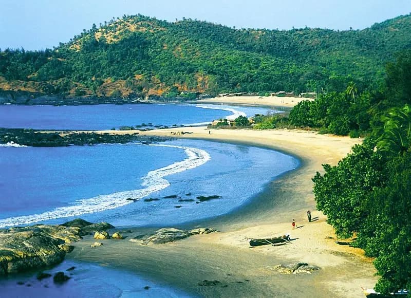 Beach coastline at Gokarna