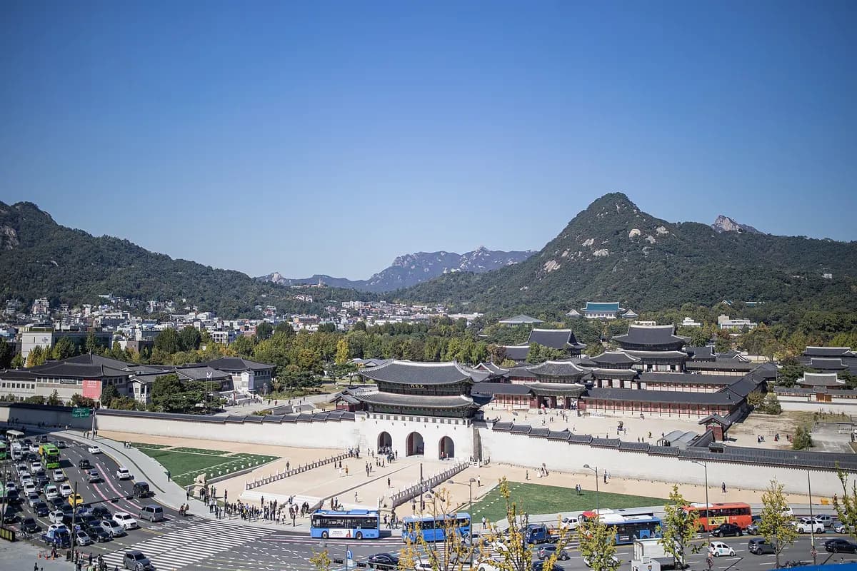 Gwanghwamun and Gyeongbokgung Palace, Seoul